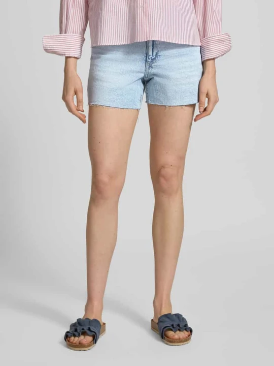 Zdjęcie produktu szorty jeansowe o kroju regular fit z mieszanki bawełny model 'TESS' Vero Moda Jeansowy niebieski