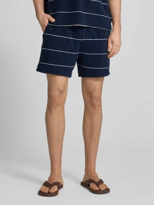 Zdjęcie produktu Szorty o kroju regular fit z mieszanki bawełny Tommy Jeans Granatowy