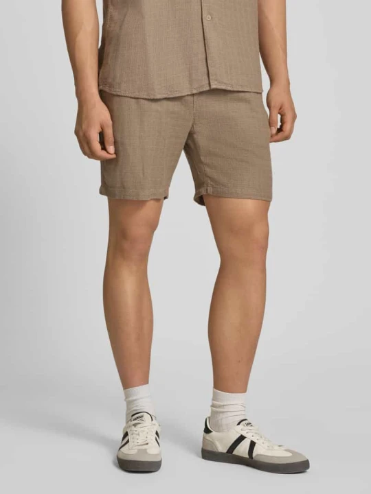 Zdjęcie produktu Szorty o kroju regular fit z mieszanki wiskozy i lnu model 'TEL LATHAM' Only & Sons