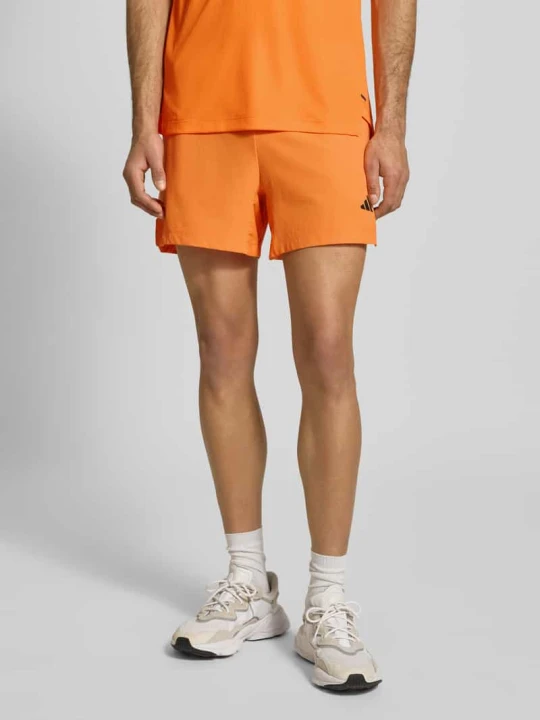 Zdjęcie produktu Szorty w kroju regular fit z nadrukiem logo model 'Power' Adidas Pomarańczowy