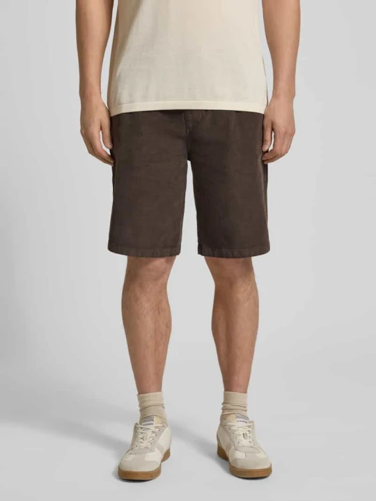 Zdjęcie produktu Szorty o kroju regular fit z tunelem model 'Joey' Redefined Rebel Średniobrązowy