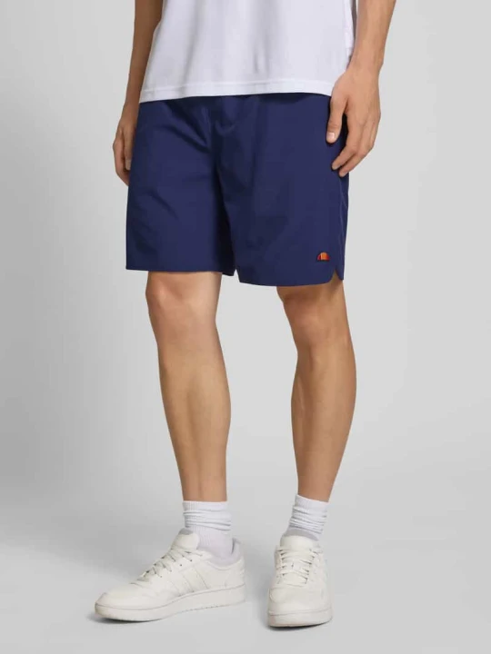 Zdjęcie produktu Szorty o kroju regular fit z tunelem model ‘SAN JUAN’ Ellesse Ciemnoniebieski