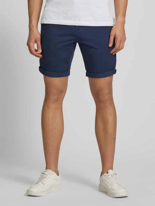 Zdjęcie produktu Szorty o kroju regular fit z wpuszczanymi kieszeniami model 'BOWIE' Jack&Jones Ciemnoniebieski