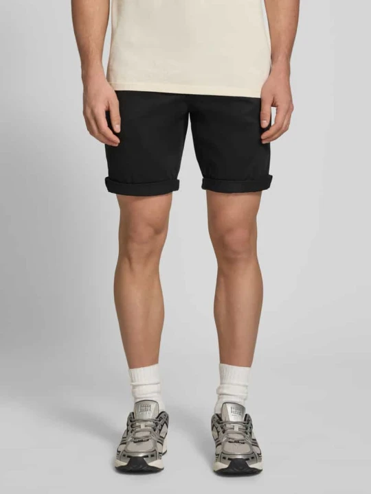 Zdjęcie produktu Szorty o kroju regular fit z wpuszczanymi kieszeniami model 'BOWIE' Jack&Jones Czarny