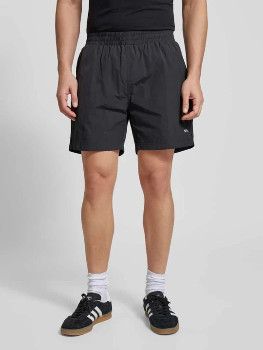 Zdjęcie produktu Szorty o kroju regular fit z wyhaftowanym logo BLKVIS Czarny