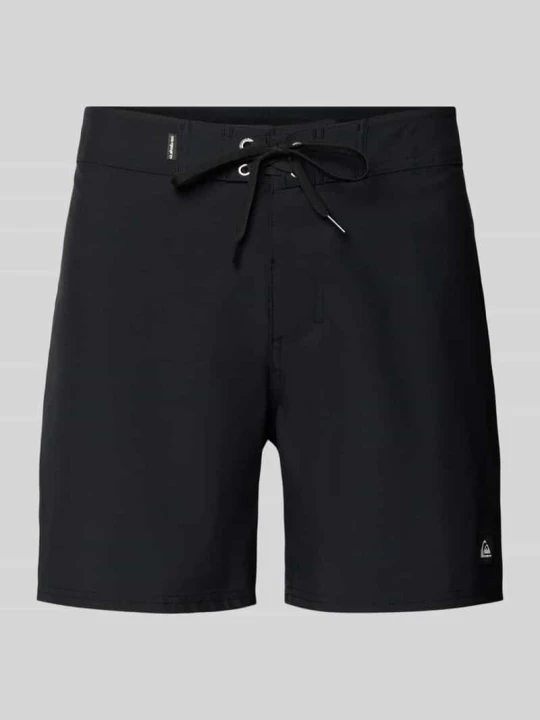 Zdjęcie produktu Bokserki kąpielowe w kroju regular fit z haftowanym logo model 'Kaimana' Quiksilver czarny
