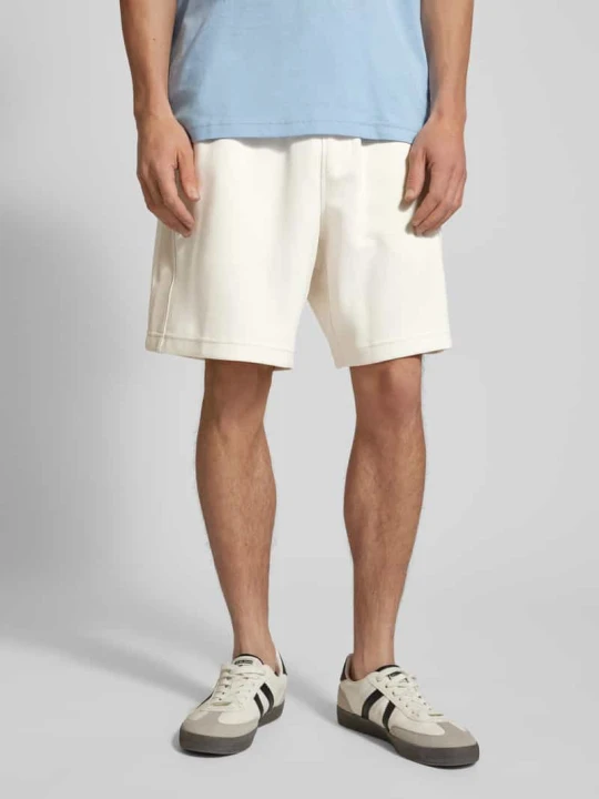 Zdjęcie produktu Szorty o kroju regular fit z zaznaczonym rozporkiem Calvin Klein Jeans Złamany biały