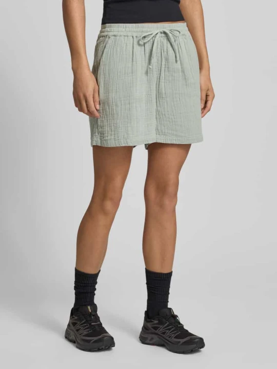 Zdjęcie produktu Szorty o kroju relaxed fit z czystej bawełny model 'THYRA' Only Trzcinowy