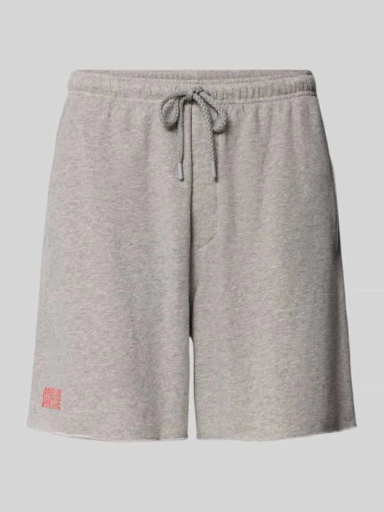 Zdjęcie produktu Szorty o kroju relaxed fit z elastycznym pasem model 'NYZZOW' American Vintage Jasnoszary