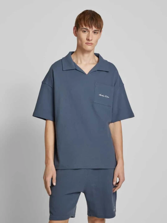 Zdjęcie produktu Szorty o kroju relaxed fit z fakturowanym wzorem Another Cotton Lab
