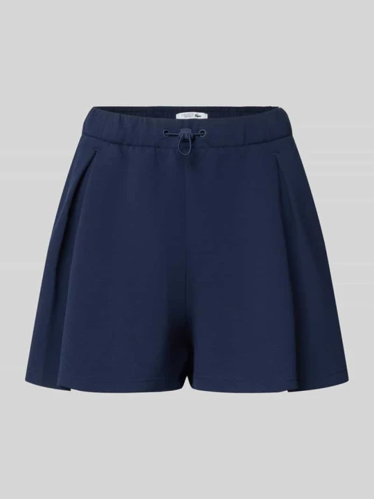 Zdjęcie produktu Szorty o kroju relaxed fit z mieszanki bawełny Lacoste Ciemnoniebieski