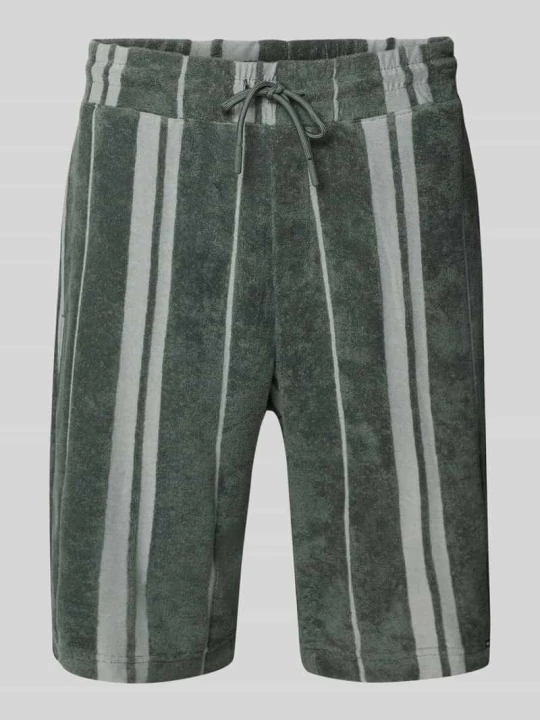 Zdjęcie produktu Szorty o kroju relaxed fit z mieszanki bawełny Tom Tailor Oliwkowy
