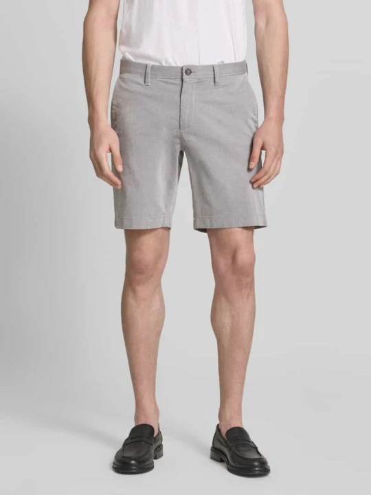 Zdjęcie produktu Szorty o kroju slim fit z mieszanki bawełny model 'SALO' Marc O'Polo Granatowy