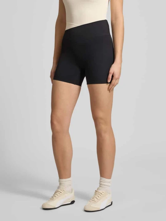 Zdjęcie produktu Szorty o kroju slim fit z nadrukiem z logo model 'Wander' P.E Nation Czarny