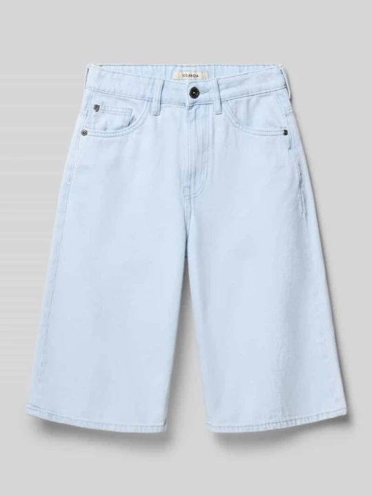Zdjęcie produktu Szorty o kroju straight fit w optyce denimu Garcia Jasnoniebieski