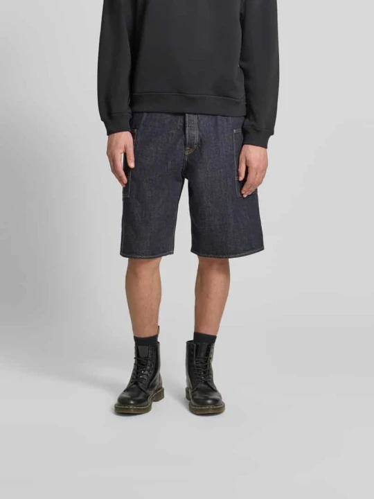 Zdjęcie produktu Szorty o kroju straight fit w optyce denimu Kenzo Ciemnoniebieski