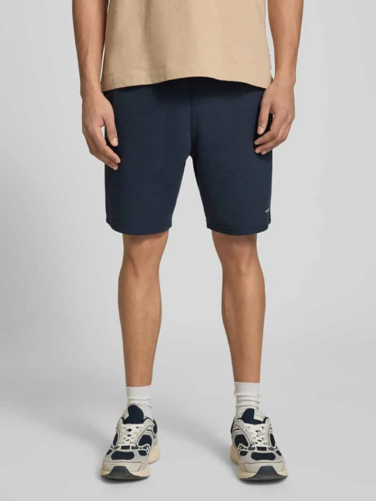 Zdjęcie produktu Szorty o kroju straight fit z fakturowanym wzorem G-Star Raw Granatowy