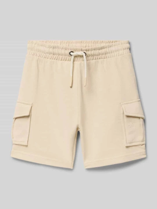 Zdjęcie produktu Szorty o kroju straight fit z kieszeniami cargo BLUE SEVEN Kamienny