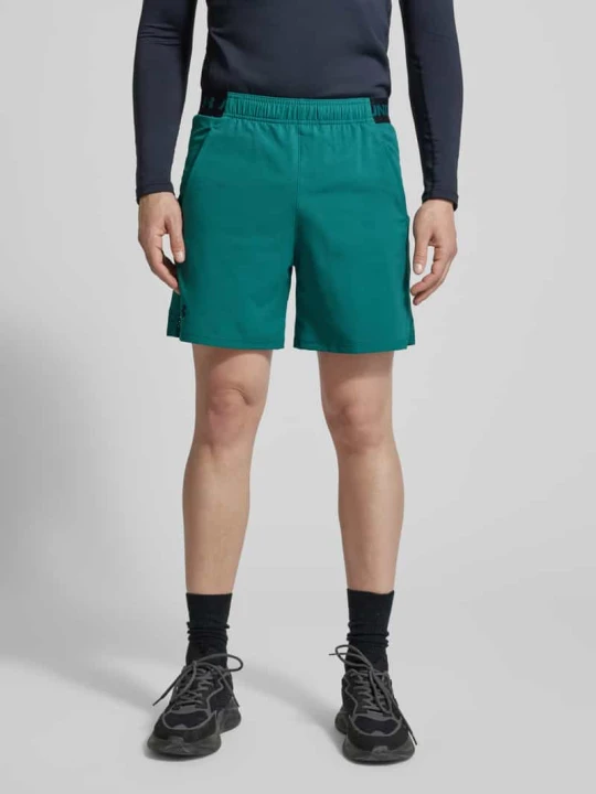 Zdjęcie produktu Szorty o kroju straight fit z Nadruk z logo Model 'Vanish' Under Armour Petrol
