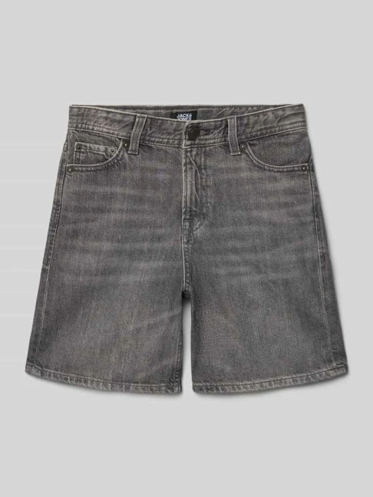 Zdjęcie produktu Szorty o kroju straight fit z naszywką z logo model 'Tony' Jack&Jones Czarny