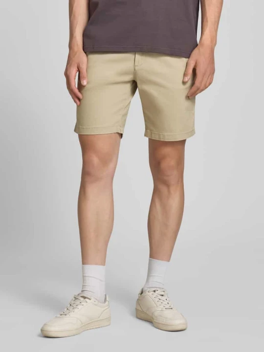 Zdjęcie produktu Szorty o kroju straight fit z odpinanym paskiem model 'Adam' Jack&Jones Beżowy