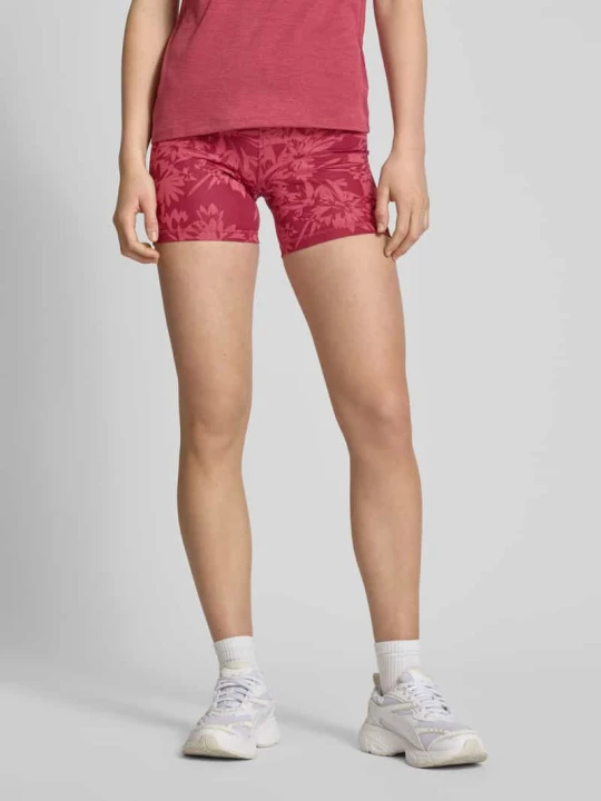 Zdjęcie produktu Szorty o kroju super skinny fit z szerokim pasem model ‘ESSENTIAL’ Puma Bordowy