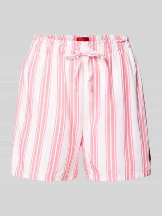 Zdjęcie produktu Szorty od piżamy o kroju comfort fit z czystej wiskozy model 'TRUE SHORTS' Hugo Mocnoróżowy