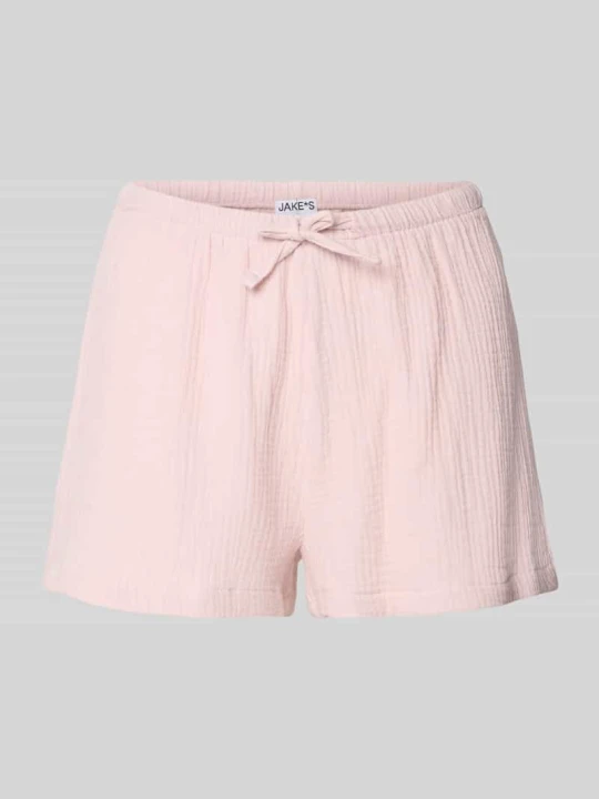 Zdjęcie produktu Szorty od piżamy o kroju straight fit z fakturowanym wzorem Jake*s Jasnoróżowy