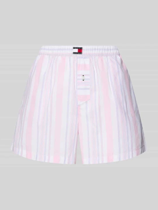 Zdjęcie produktu Szorty od piżamy w kroju loose fit z czystej bawełny Tommy Hilfiger Mocnoróżowy