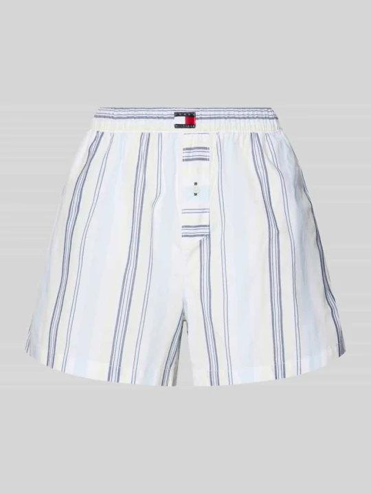 Zdjęcie produktu Szorty od piżamy w kroju loose fit z czystej bawełny Tommy Hilfiger Niebieski