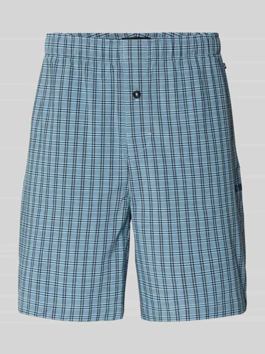 Zdjęcie produktu szorty od piżamy w kroju regular fit z mieszanka wiskozy model 'CHRIS' Boss Jasnoniebieski