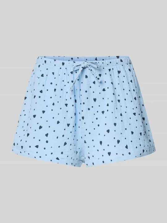 Zdjęcie produktu Szorty od piżamy w kroju relaxed fit z nadrukiem z motywem na całej powierzchni Jake*s Jasnoniebieski