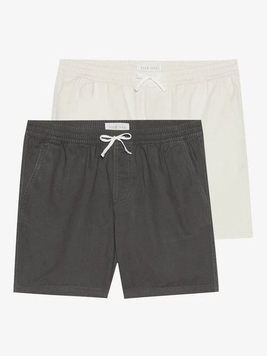 Zdjęcie produktu Szorty Pier One By Zalando ciemnoszary