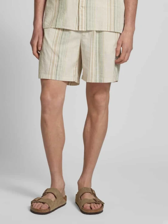 Zdjęcie produktu Szorty plażowe o luźnym kroju z czystej bawełny Tommy Jeans Beżowy