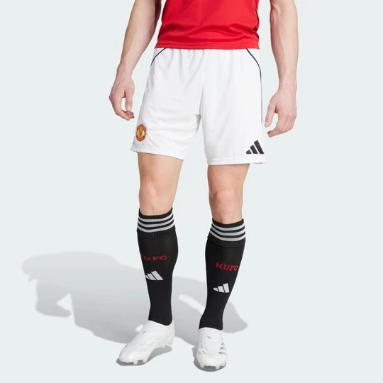 Zdjęcie produktu Szorty podstawowe Manchester United 25/26 Adidas biały