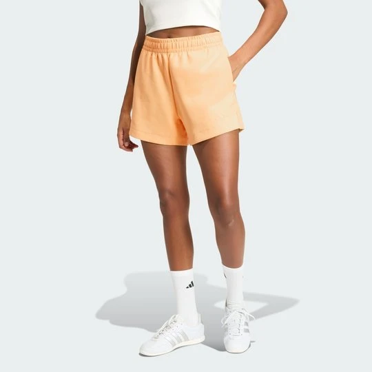 Zdjęcie produktu Szorty Soft Lux Loose Adidas Semi Ice Tangerine