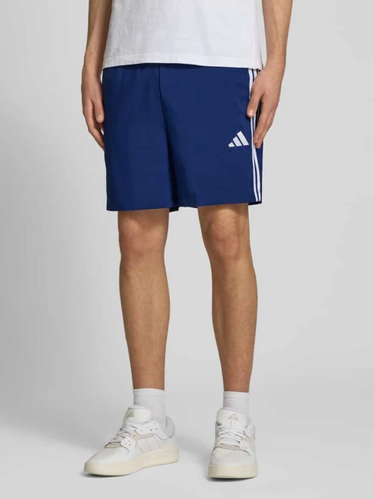 Zdjęcie produktu Szorty sportowe o kroju regular fit z elastycznym pasem Adidas Ciemnoniebieski