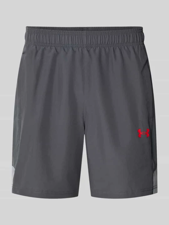 Zdjęcie produktu szorty sportowe o kroju regular fit z elastycznym pasem model 'UTILITY' Under Armour Antracytowy