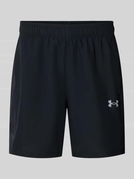 Zdjęcie produktu szorty sportowe o kroju regular fit z elastycznym pasem model 'UTILITY' Under Armour Czarny