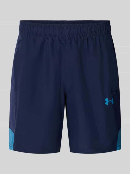 Zdjęcie produktu szorty sportowe o kroju regular fit z elastycznym pasem model 'UTILITY' Under Armour Granatowy