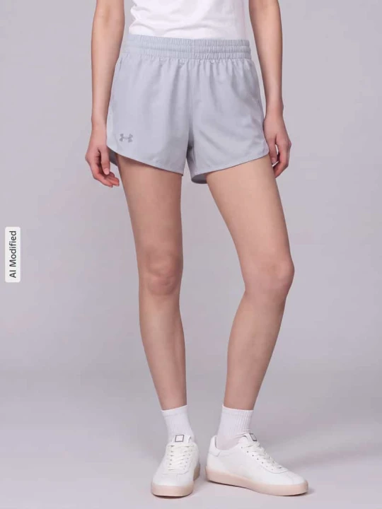 Zdjęcie produktu Szorty sportowe o kroju regular fit z elastycznym pasem Under Armour Jasnoszary