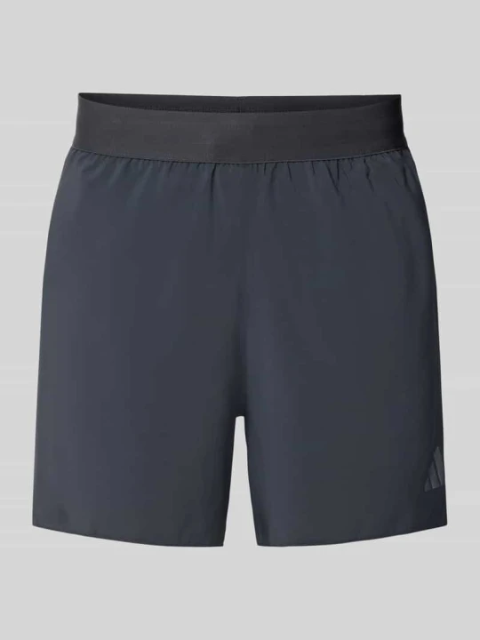 Zdjęcie produktu Szorty sportowe o kroju regular fit z nadruk z logo model 'Run Ess Shor M' Adidas Antracytowy