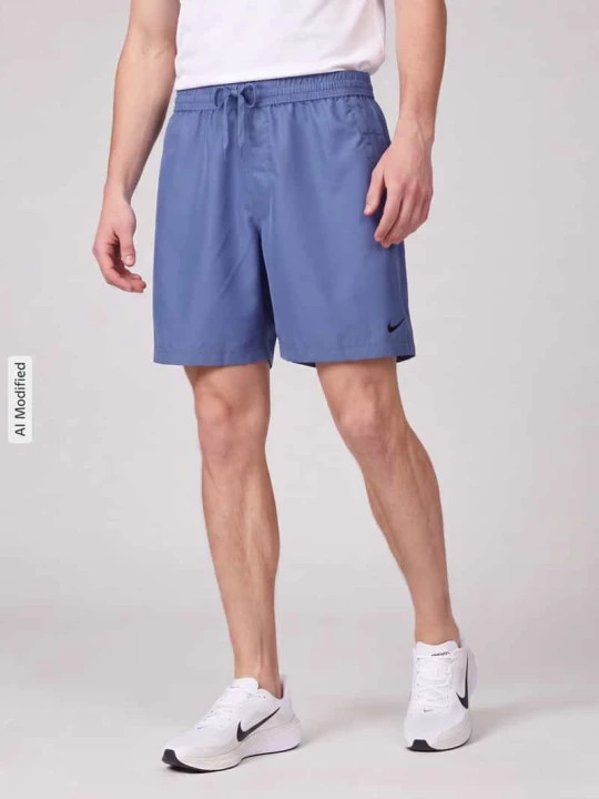 Zdjęcie produktu Szorty sportowe o kroju regular fit z nadrukiem z logo Nike Niebieski