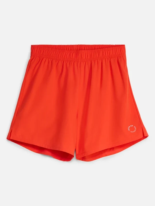 Zdjęcie produktu Szorty sportowe z wszytymi kolarkami, 2 w 1, szybkoschnące BonPrix czerwony