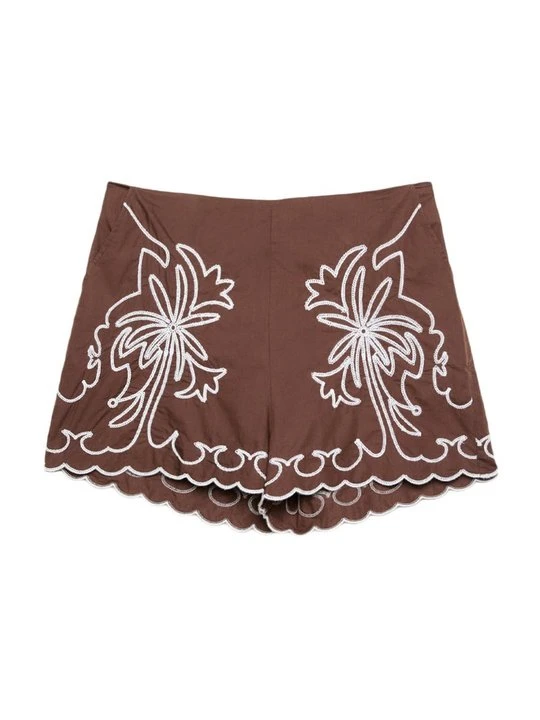Zdjęcie produktu Szorty Stradivarius ciemnobrązowy