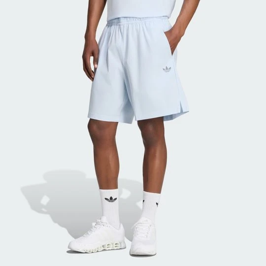 Zdjęcie produktu SZORTY TECH TREFOIL ESSENTIALS Z POLIESTRU Adidas Crystal Sky