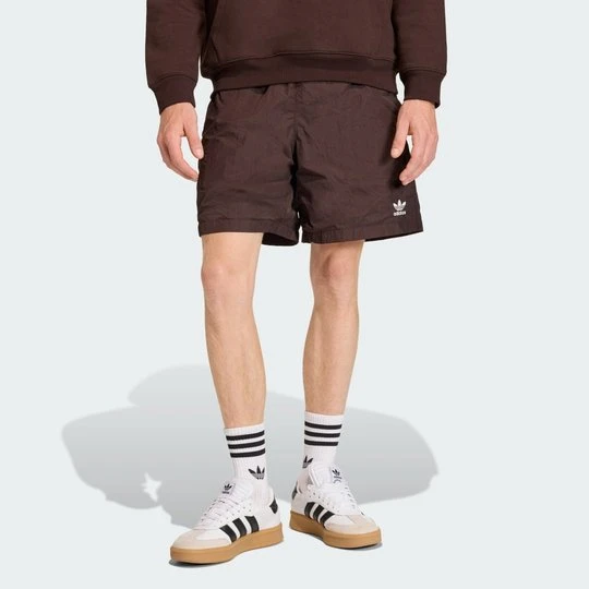 Zdjęcie produktu Szorty Trefoil Essentials Woven Adidas Aurora Coffee