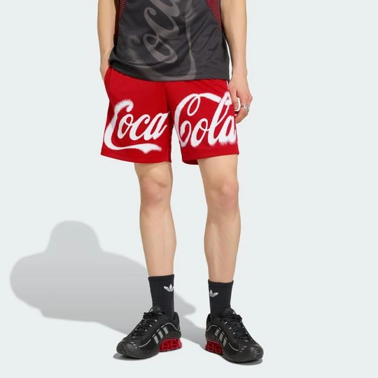 Zdjęcie produktu Szorty treningowe adidas x Coca-Cola Vivid Red