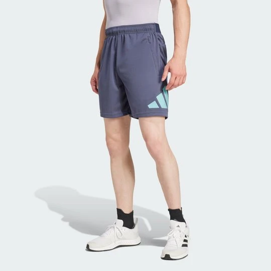 Zdjęcie produktu Szorty treningowe Train Essentials Logo Adidas niebieski