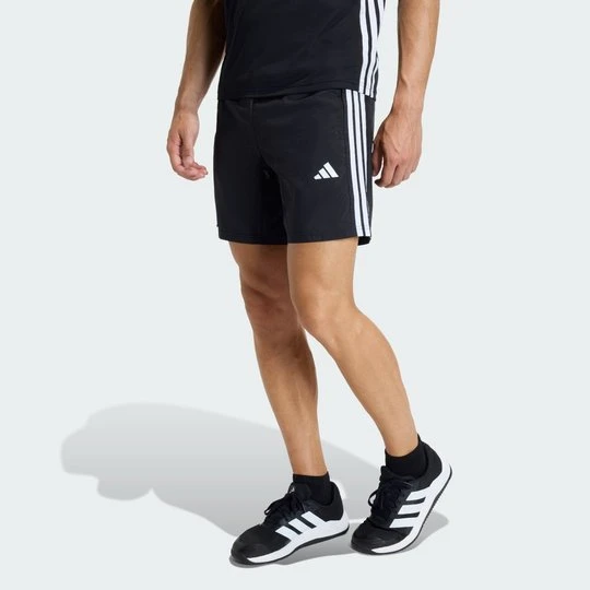 Zdjęcie produktu SZORTY TRENINGOWE WORKOUT ESSENTIALS BASE 3 STRIPES WOVEN Adidas